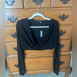 Slinky Scoop Neck Top